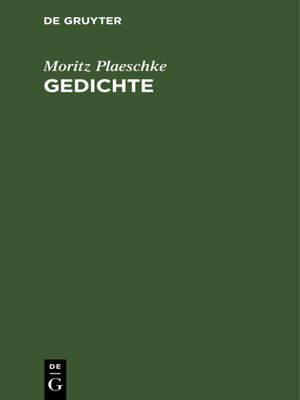 cover image of Gedichte